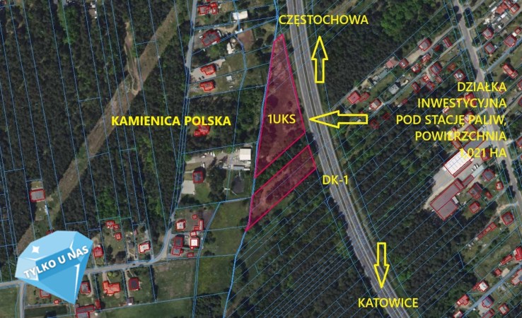 działka na sprzedaż - Kamienica Polska, Romanów